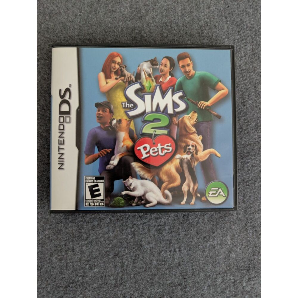 The Sims 2 Pets Nintendo DS Game EA Maxis Complete in Box CIB Tested Working